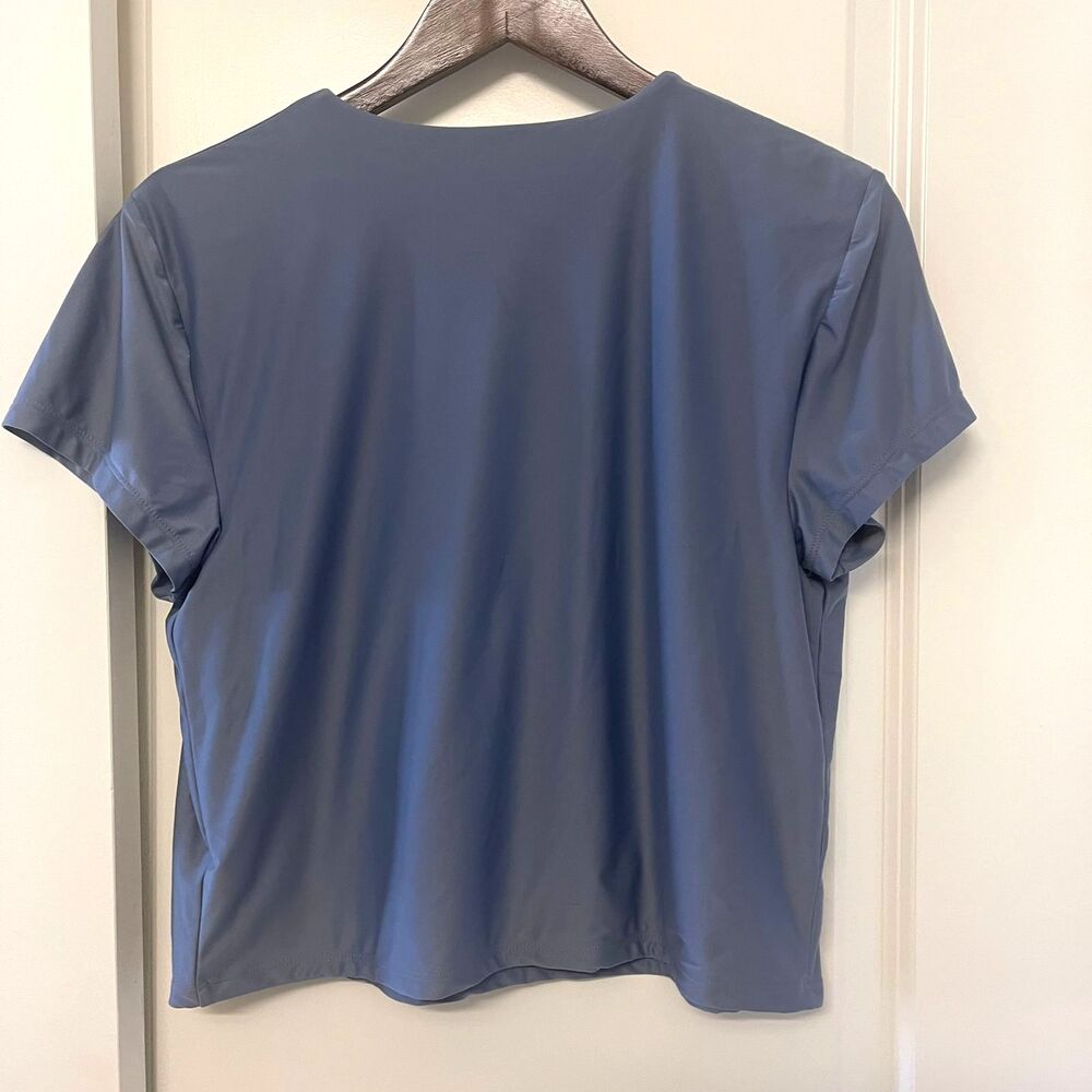 Wild Fable Women's XXL Slate Blue Tshirt Tee Short Sleeve Athleisure Top Blouse - Picture 3 of 9